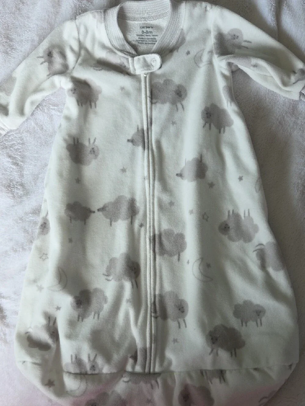 Carters Bundle:Red Reindeer Baby Footed Pajamas & Tulle Heart Leggings Set.